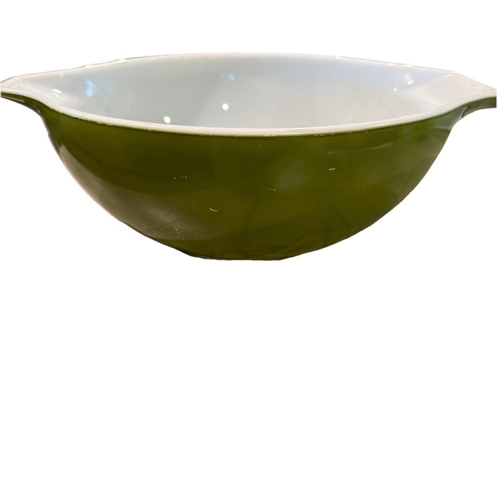 Vintage #444 Pyrex Avocado‎ Green 4qt Cinderella Mixing Bowl